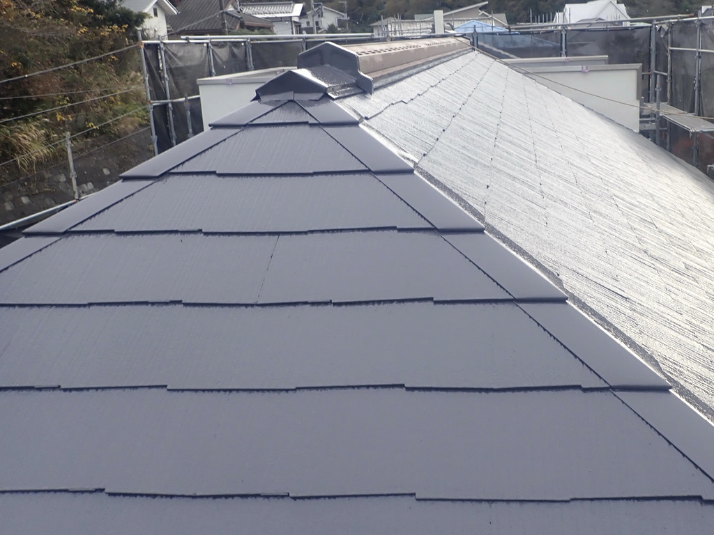 三浦郡葉山町の屋根塗装工事