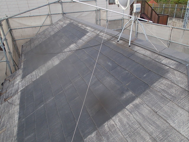 横須賀市津久井浜の屋根塗装・施工前